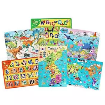 World s Best EQ IQ Board Puzzle Set of 6, Korean popular puzzles