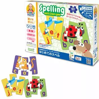 World Selection Английская игра Make English Matching Puzzle First Spelling Подлинный продукт Mr. Давайте, слова Нагатомо! 853634-JNS