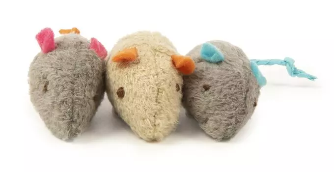 Worldwise SmartyKat SkitterCritters Кошачья мята Мыши Кошачья мята Мышь Метательная игрушка (Пакет 3)