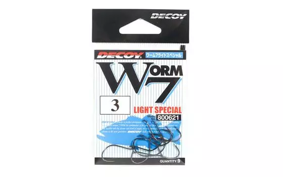 Worm Worm 7 Легкий червь Специальные крючки Размер 3 (0621)