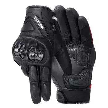 WOSAWE мотоциклетные велосипедные перчатки из микрофибры для бездорожья и мотокросса, водонепроницаемые перчатки с полным пальцем, сенсорный экран