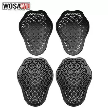 Wosawe Мягкая броня для взрослых, защита плеч для горного велосипеда, мотокросса, мотоцикла One Size чёрный