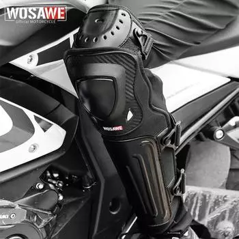 WOSAWE наколенники для гонок на мотоциклах, защитные наколенники для эндуро, наколенники для езды по бездорожью, против падения, для взрослых