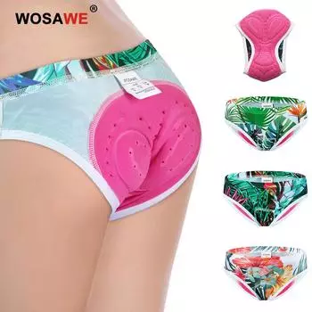 WOSAWE велосипедные шорты женские треугольные мягкие нижнее белье MTB велосипедные трусы женские Ridingr
