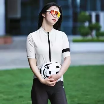 Wosawe Женские велосипедные комплекты, дышащие, быстросохнущие, велосипедные костюмы, велосипедная майка и шорты с губчатой подушкой L розовый