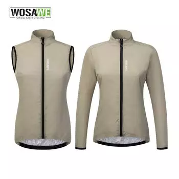 WOSAWE женская светоотражающая велосипедная куртка MTB велосипедная ветровка жилет одежда для езды на велосипеде