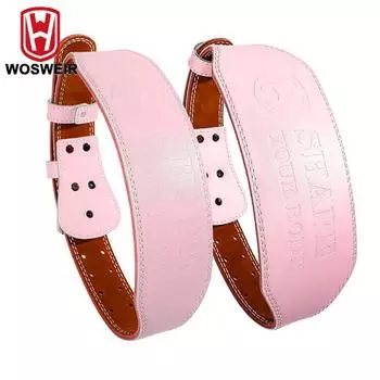 WOSWEIR функциональный кожаный пояс для тренировок, регулируемый пояс для поднятия тяжестей, для приседаний и становой тяги, качественное оборудование для тяжелой атлетики