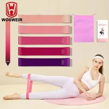 WOSWEIR Gym Fitness Training Equipment Resistance Bands & Yoga Ropes Rubber Assist Pull up Gum Workout Tension Straps Exercise