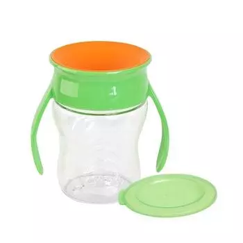 Wow Cup Infant Tritan Clear Spout Cup, 207 мл, 1 шт, зеленый