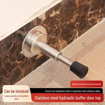 Wow Custom из нержавеющей стали без проколов, утолщенный резиновый дверной стопор