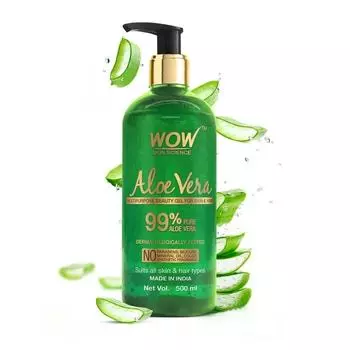 Wow Skin Science 99% чистый гель алоэ вера - 500 мл (УПАКОВКА ИЗ 3)