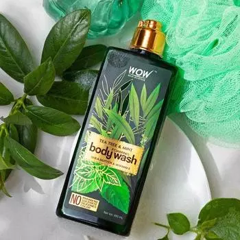 Wow Skin Science Чайное дерево и мята Пенка для душа 250 мл