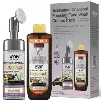 Wow Skin Science Гель для умывания с активированным углем 350 мл