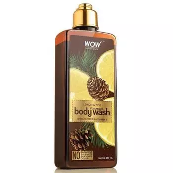 Wow Skin Science Пенка для душа с лимоном и сосной 250 мл