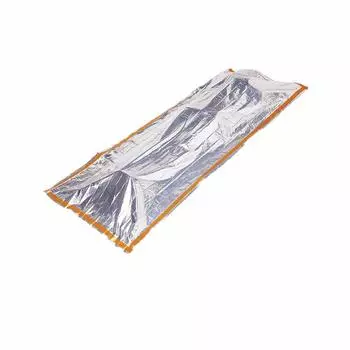 WOWHOUSE Легкий алюминиевый спальный мешок для выживания, простой, 210 x 90 см, 6 шт. (Лист защиты от холода/изоляции) (Спальный мешок-6 штук)