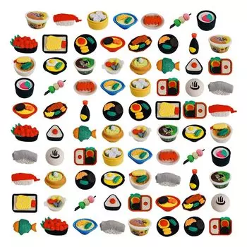 wowjimi ластик 30 шт. случайный стиль ластик гурман ластик карнавал школьная игра приз вечеринка день Рождество дети дети