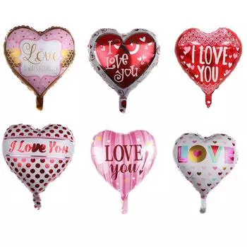 воздушный шар для свадьбы в форме сердца воздушный шар с любовью свадебное платье предложение вечеринка воздушные шары я люблю тебя алюминиевый фольгированный шар 18inch