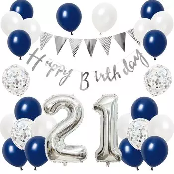 воздушный шар на день рождения набор воздушных шаров украшение 21 год с днем рождения гирлянда украшение на день рождения с днем рождения большое количество конфетти воздушные шары вечеринка