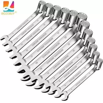 WOZOBUY 8 мм-19 мм поворотный торцевой гаечный ключ с открытым зевом комбинированный гаечный ключ инструмент для ремонта автомобиля