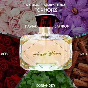 WPC Renaissance Flower Bloom Цветочные духи для женщин 100 мл EDP с длительным роскошным ароматом 100 ml