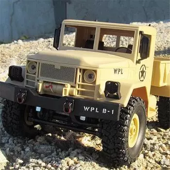 WPL B-14 Радиоуправляемый грузовик с дистанционным управлением 4 колеса Восхождение Внедорожник Игрушка 2.4G Армейский игрушечный автомобиль KIT серый