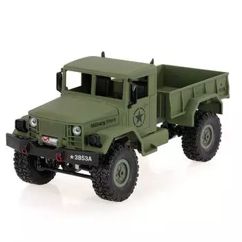 WPL B-1 1/16 2.4G 4WD Внедорожник RC Военный грузовик Рок Гусеничный армейский автомобиль серый