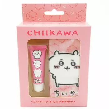 Wraith Chikawa Hand Soap & Mini Towel Set Chikawa Muchauma Pudding Scent [111337]