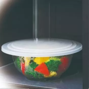 Wrap Warming Warm of 2 in No wrap No hassle for microwave in the Living Housewife All-Purpose Lid, Steamer, Vegetables, Chawanmushi/Set [Made Japan]