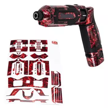 WRAPGRADE Специальная пленка для Makita TD022D Feather (Красный Феникс)