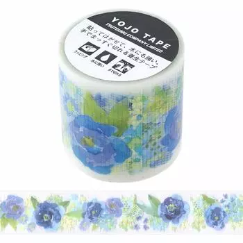 Wrapping Masking Design Tape Glittering Flower B Width 45mm x 4m 9-102-0