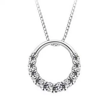 Wrapping platinum coating 925 sterling stronger AAA grade Christmas gift Ange De Neige set, technology, silver, luster, zirconia, necklace,