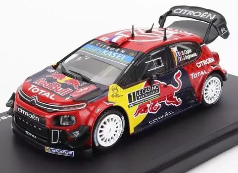 WRC Citroen C3 2019 Ралли Монте-Карло Citroen Mini Car 1/43 #1 Ogier/Ingrassia [предмет]