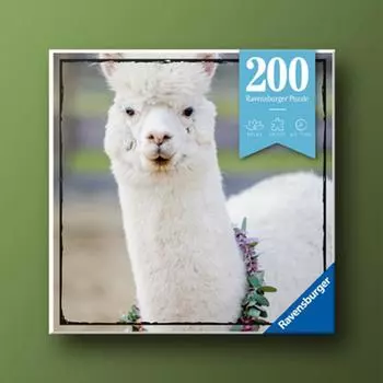 Wreath and alpaca 200-piece Ravensburger jigsaw puzzle, popular Korean board game