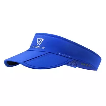 WRELS Foldable Sun Visor for and UV Sun Cap for Men and Women Golf, Tennis, Running, Marathons, Protection, (Blue) синий