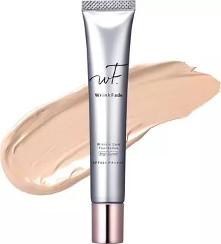 WrinkFade Link Fade Medicated High Cover Foundation 20 г Кремовая основа под макияж Pore Hiding BB Cream [с пуховкой] бежевый