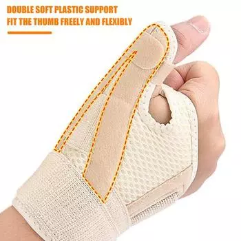 Wrist Brace Adjustable Wrist Compression Strap Elastic Wrist Wrap Support for Carpal Tunnel чёрный