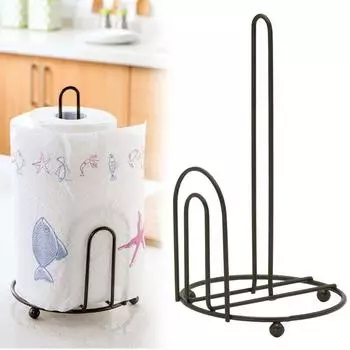 Wrought Iron Gate Shape Tissue Paper/Towel/Roll/Napkin Holder/Dispenser for Kitchen Bathroom and Dining Table (Gate Shape)