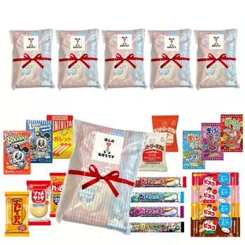 вручил Удовлетворен без Ассортимент из 6 популярных подарочных наборов Country Maken Gummy Happy Turn Kajiriccio Orion Ramune Bisco Официально распространено