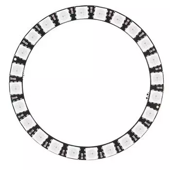 WS2812 5050 RGB светодиодное кольцо прочное 7/8/12/16/24 бит RGB светодиод подходит для Arduino DIY 8 Bit