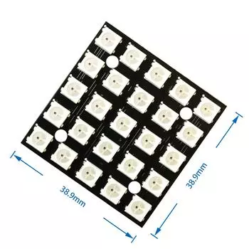 WS2812 LED 5050 RGB 5x5 5*5 25 светодиодная матрица для Arduino