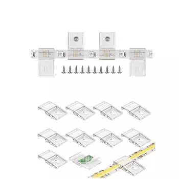 WS2812B WS2811 10 мм печатная плата светодиодная лента зажим зажим для световой ленты FCOB COB SK6812 RGBW 5050 зажим для фиксации световой ленты пряжка для проводов