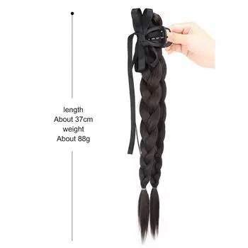 WTB синтетическая накладная коса, конский хвост, сладкий прохладный ветер, натуральный твист, длинная коса, женский высокий хвост, боксерские плетеные волосы, парик, ручка