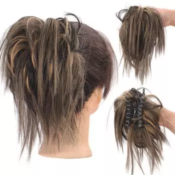 WTB синтетический беспорядочный шиньон-коготь для наращивания волос в виде шиньона, резинка для накладных волос, накладная заколка для волос, хвост для наращивания волос для женщин