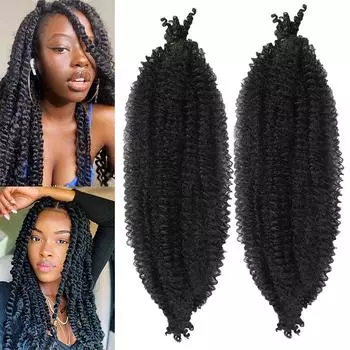 WTB Синтетический парик Вьющиеся волосы Женские эластичные витые волосы Натуральные ручные винтовые вьющиеся волосы