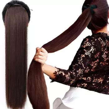 WTB супер длинный прямой парик с конским хвостом, синтетическая веревка для наращивания волос, конский хвост, 1 шт.