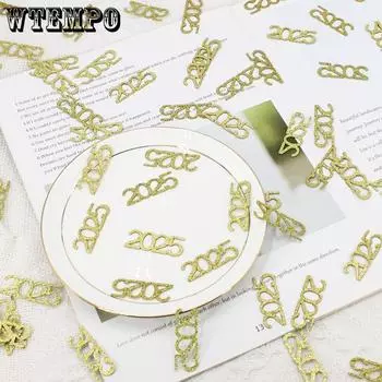 WTEMPO 200 шт. креативных праздничных декоративных бумажных обрезков, конфетти для праздничного торжества, идеально подходят для дня рождения, свадьбы и многого другого! 200pcs