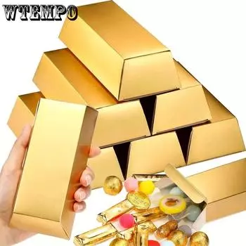 WTEMPO 24 шт. Складные подарочные коробки для свадебных торжеств, конфет, шоколада, печенья, креативные декоративные коробки для хранения своими руками 24pcs фиолетовый