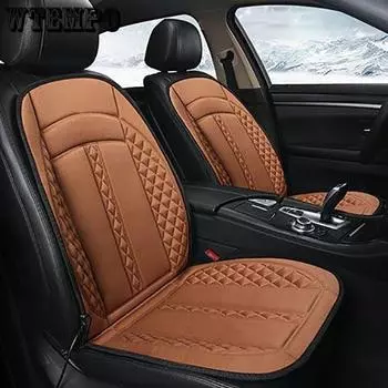 WTEMPO 2-х компонентная автомобильная подушка с подогревом, прикуриватель, электрическая подушка с подогревом, зимний подогрев сиденья автомобиля с прикуривателем 3 в 1 two-seater чёрный
