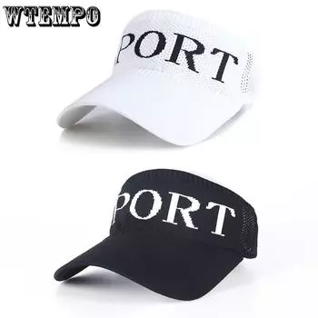 WTEMPO 2 шт. пустые верхние однотонные солнцезащитные шляпы женские универсальные летние шляпы вязаные жаккардовые повседневные весенне-осенние бейсболки кепки с козырьком 2pcs бежевый