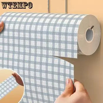 WTEMPO 3-Roll Kitchen Paper Towels Water/Oil Absorbent Wet Dry Dual Use Food Grade Tear-off Reusable Washable Lazy Rag Dishwashing Cloth 3pcs белый